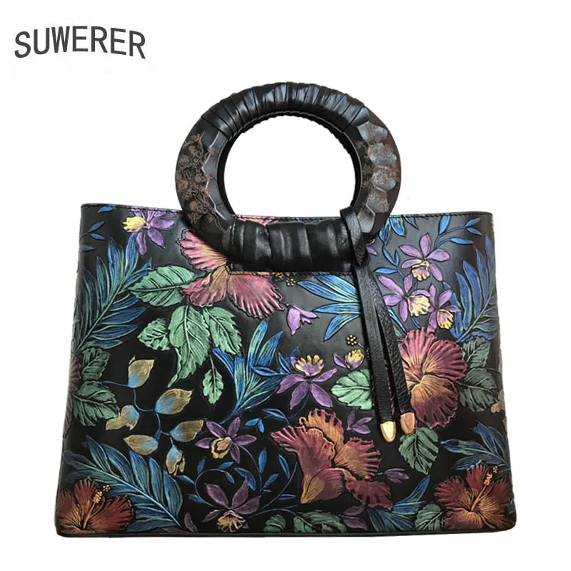 SUWERER2017 new high-quality luxury fashion leather handbag shoulder Messenger bag, women's well-known brand SUWERER2017 new high-quality luxury fashion leather handbag shoulder Messenger bag, women's well-known brand