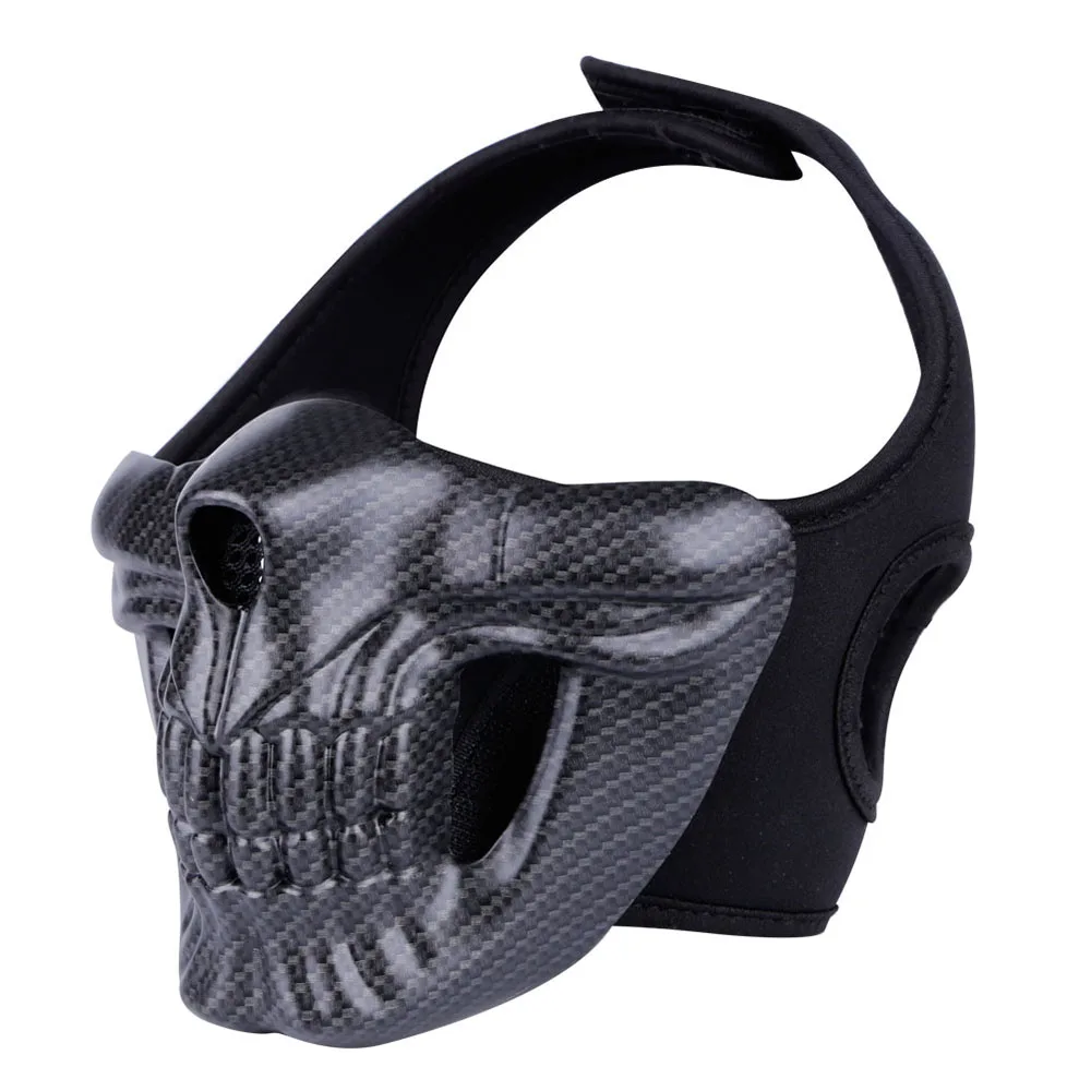 

Mask System Skeleton Helmet Outdoor Helmets Skull Skeleton Airsoft Paintball Protect Mask Shot Helmets shield