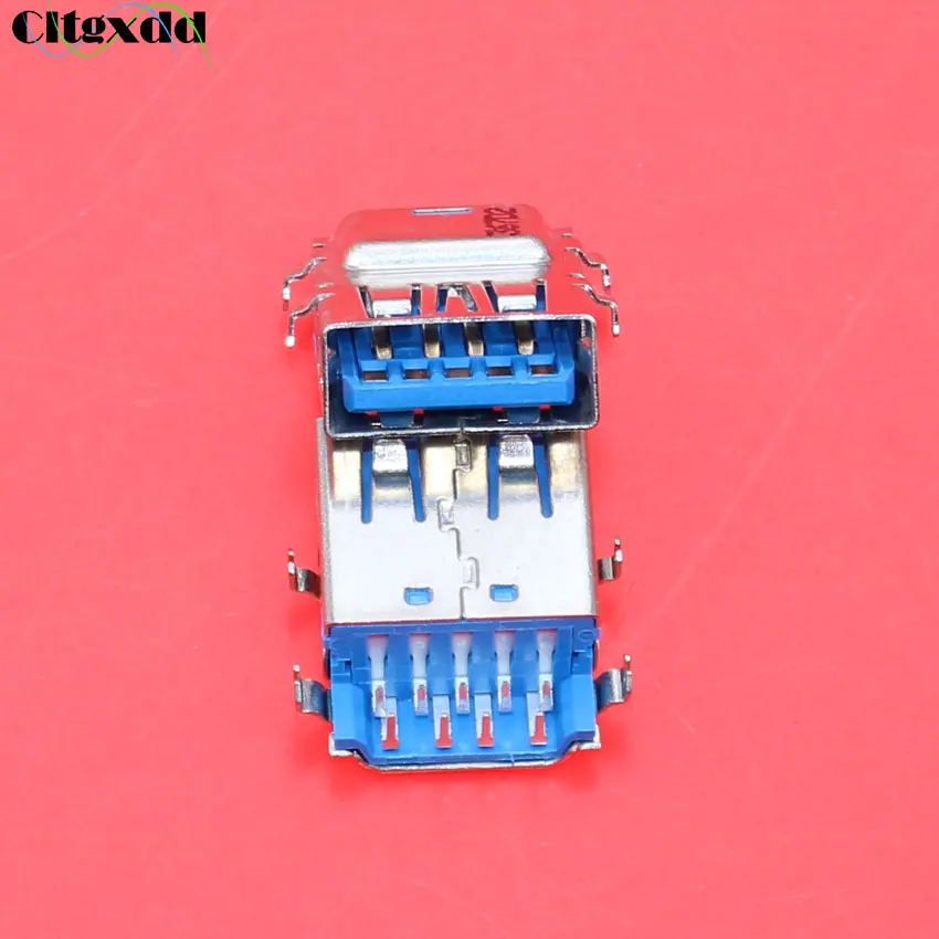 cltgxdd 1pcs USB 3.0 jack connector 9 pin female socket suitable for Lenovo Acer Asus laptop motherboard 3.0 interface USB etc