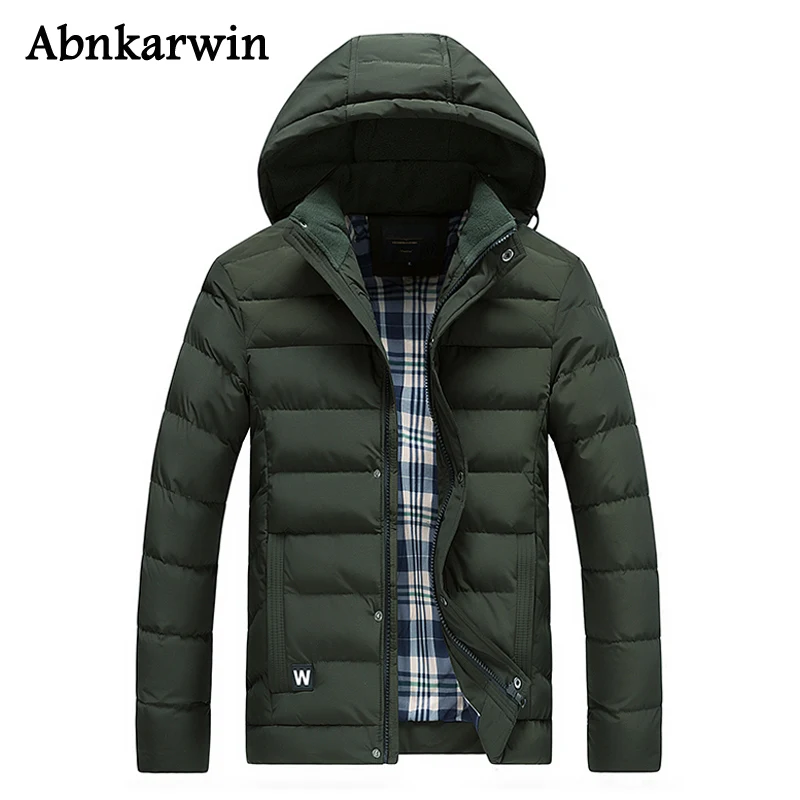 2018 New Winter Cotton Jacket Men Casual Thick Warm