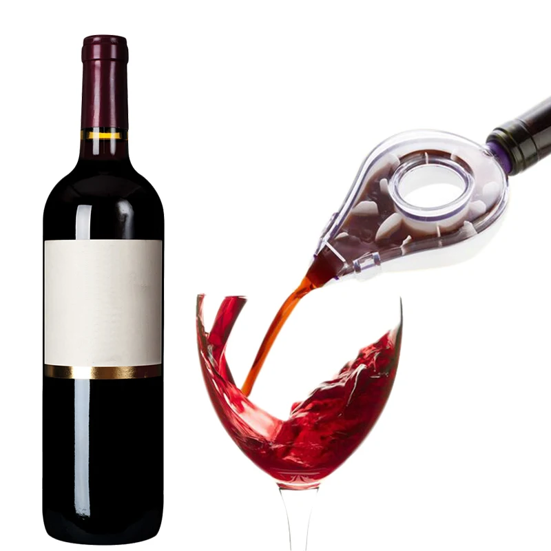 

1PC Portable Mini Portable Red Wine Aerator Bottle Topper Pourer Aerating Decanter Pour Filter Bar Accessories