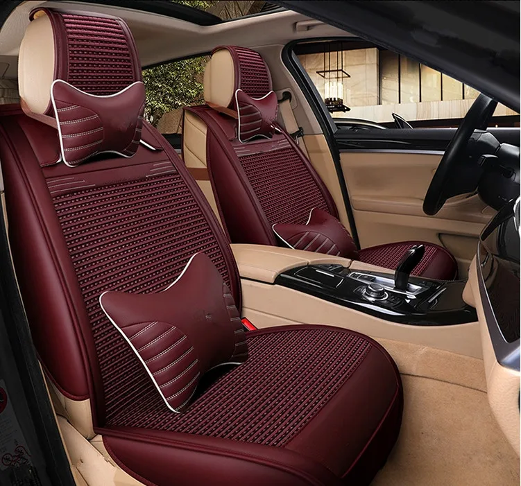 Best quality &amp Free shipping! Full set car seat covers for Audi A8L 5seats 2017-2010 comfortable durable breathable | Автомобили и