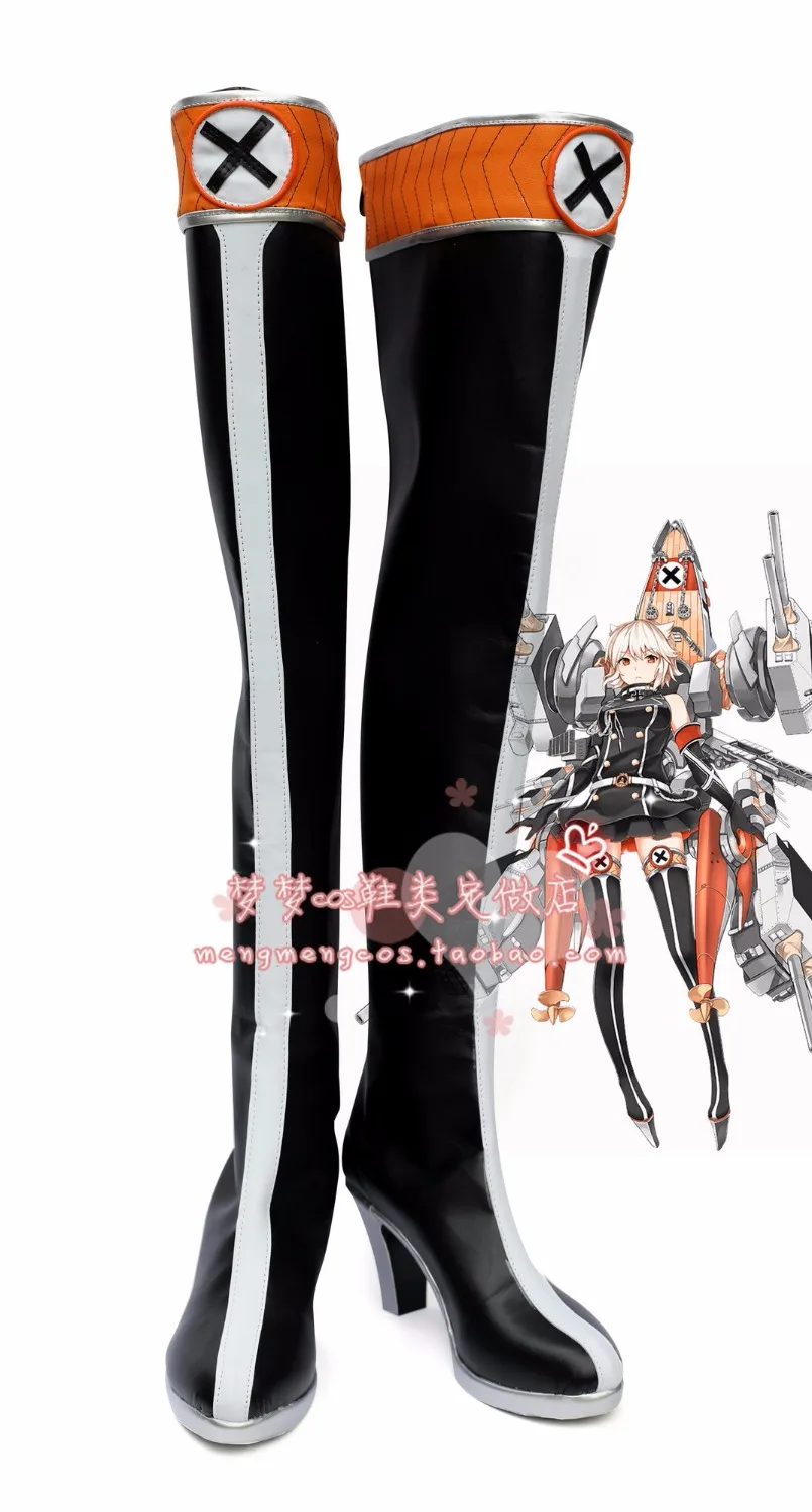 Kantai Collection Bismarck cosplay Shoes сапоги на заказ 3314 | Тематическая одежда и униформа