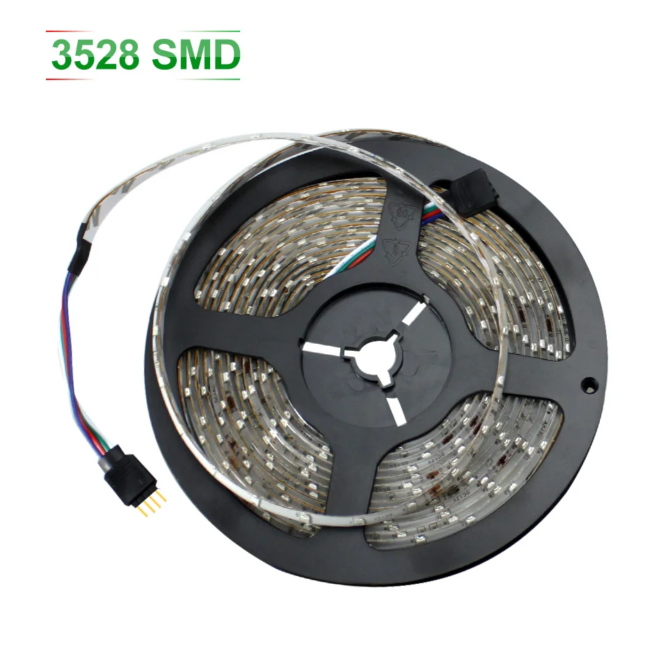 Buy RGB LED Strip Waterproof 3528 SMD5m 60LEDs/m Flexible Strips Ligth Super