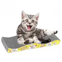 S-образный Животное Cat Comfort царапинам Scratcher царапин доска площадку Коврики котенок кровать