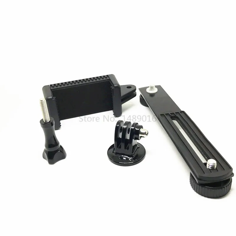 Jadkinsta Camera Flash Lamp Bracket Bar Smartphone Clip Holder Quick Release Buckle Long Screw Adapter for GoPro Hero5 4 3 (4)