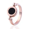 On Sale Rings Wedding-Bands Letters Trendy Roman Luxury Two-Sided-Shell Lovers Top-Quality Can-Be-Rotated bY39ldAk