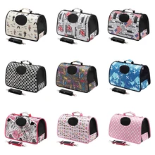 Дышащие Большие Ошейники Для Рюкзак-переноска для собак ручка сетка переноска для собак в виде рюкзака Сумки с щенками портативная переноска для собак для Gatos