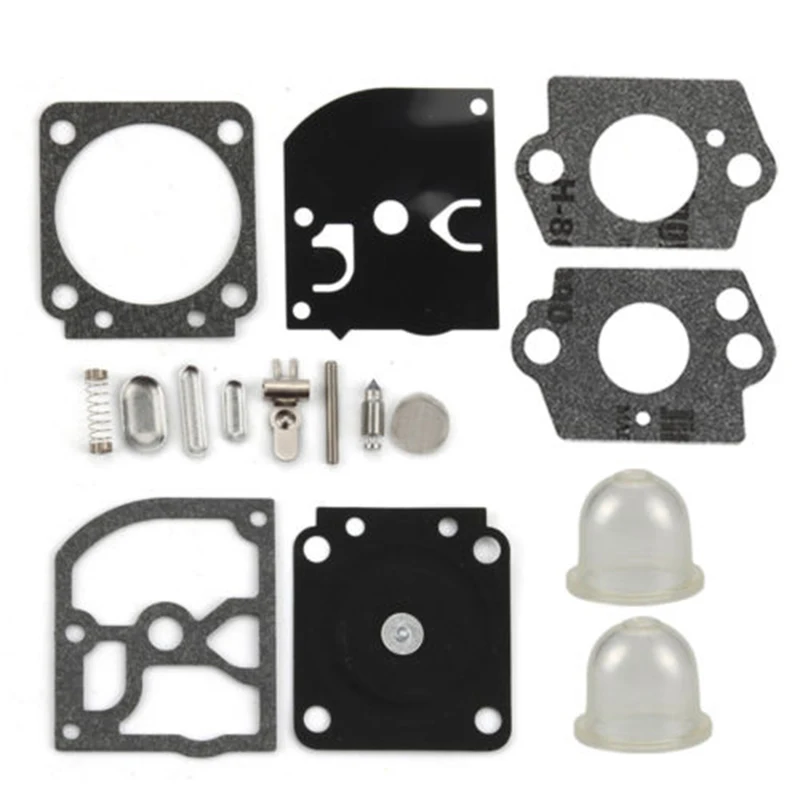 

Carburetor Repair Kit Primer Bulb for Stihl HS45 FS38 FS55 BG45 Zama C1Q-S Carb