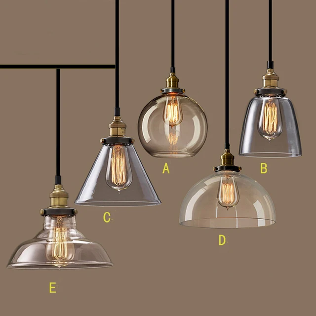 Nordic Vintage Glpendant Lamp American Country Kitchen Lights Nordic Vintage Glpendant Lamp American Country Kitchen Lights Fixtures Modern Edison Luminaire 110v 220v Lighting