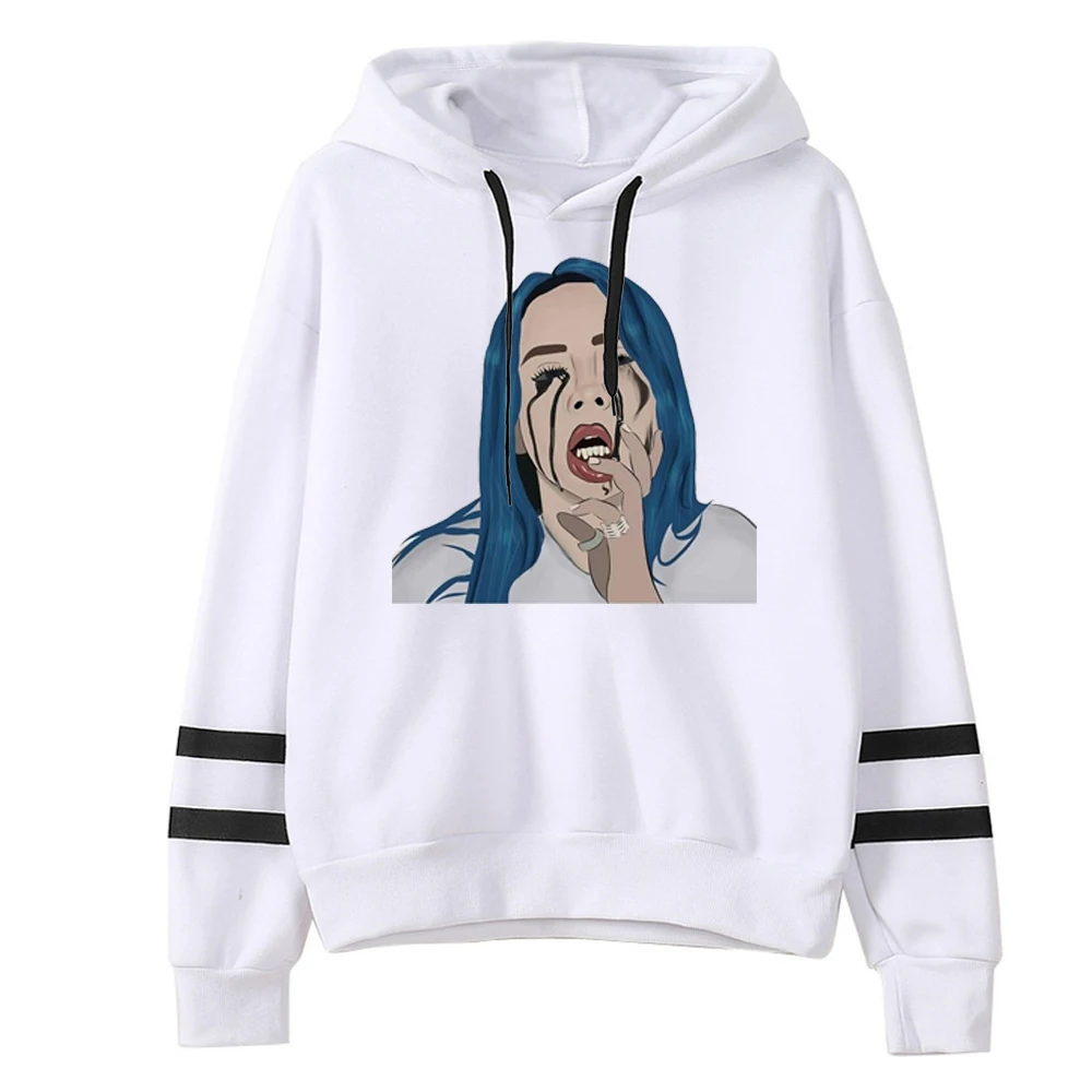 Женская одежда, худи для девушек, billie eilish, мультяшное изображение американской моды певицы, с принтом, узор, толстовки для женщин, kawaii - Цвет: C824