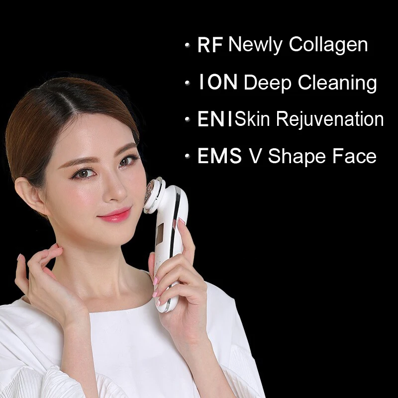  Nanotime Facial Massager For Face Lifting Rf Ems Face Massage Deep Cleansing Face Massager Lifting 