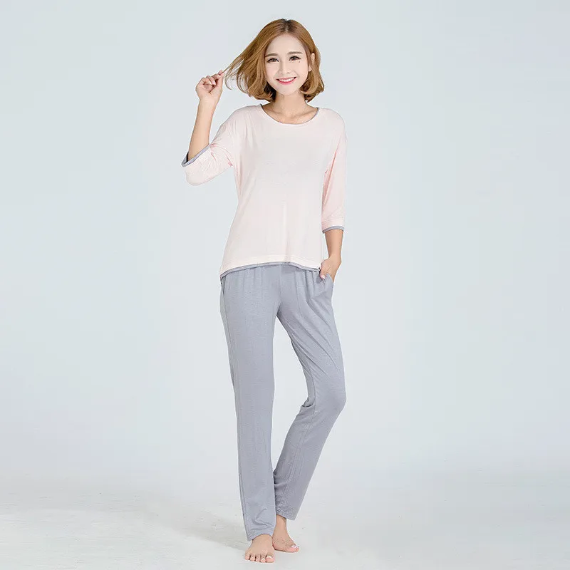 Pyjamas Women Can Be Worn Outside Modal Casual Sleepwear Cute Korean