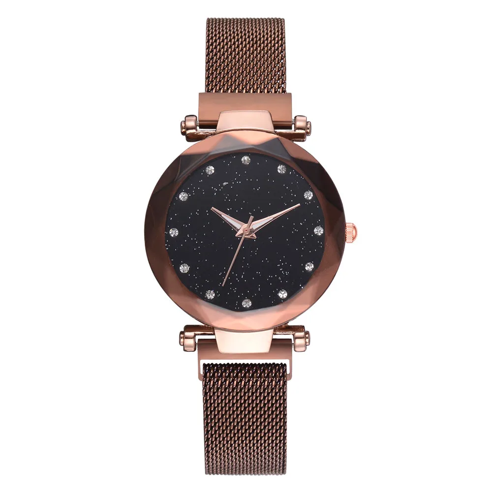 Fashion Women Star Sky Watches Best Sell Rhinestone convex dial Clock Luxury Women's Quartz Wrist Watches New Dropshipping Fashion Women Star Sky Watches Best Sell Rhinestone convex dial Clock Luxury Women's Quartz Wrist Watches New Dropshipping