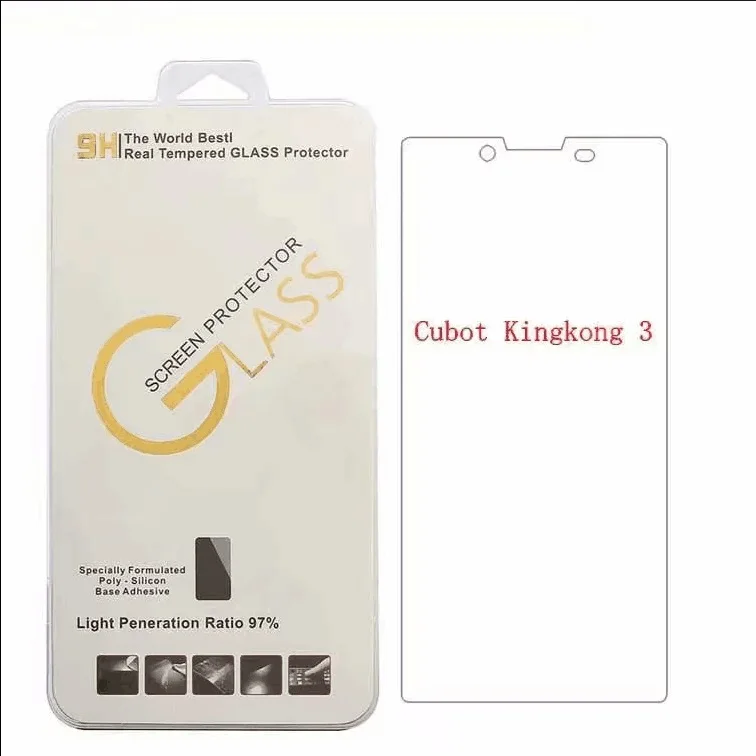 Для Cubot kingkong 3 закаленное стекло 2.5D 9h 0 30 мм Защитная пленка для экрана Защита от