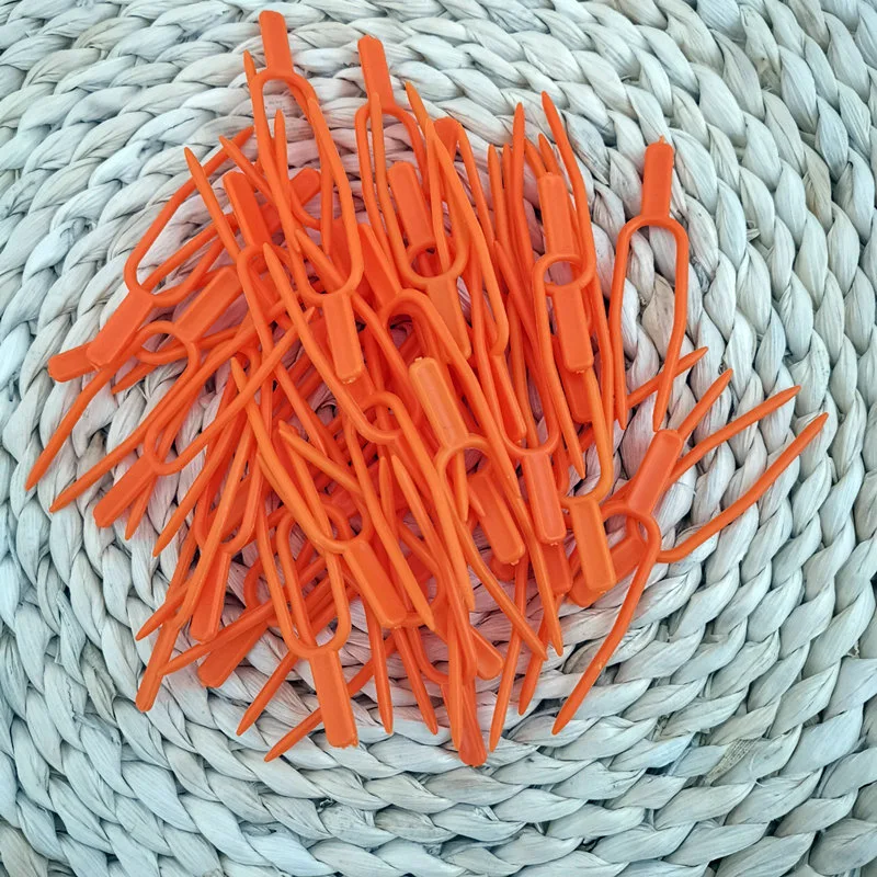 50pcs! Plastic Plant climbing Support Clips Plant vine holder for Flower Strawberry seedling Tomato Garden Buildings supplies