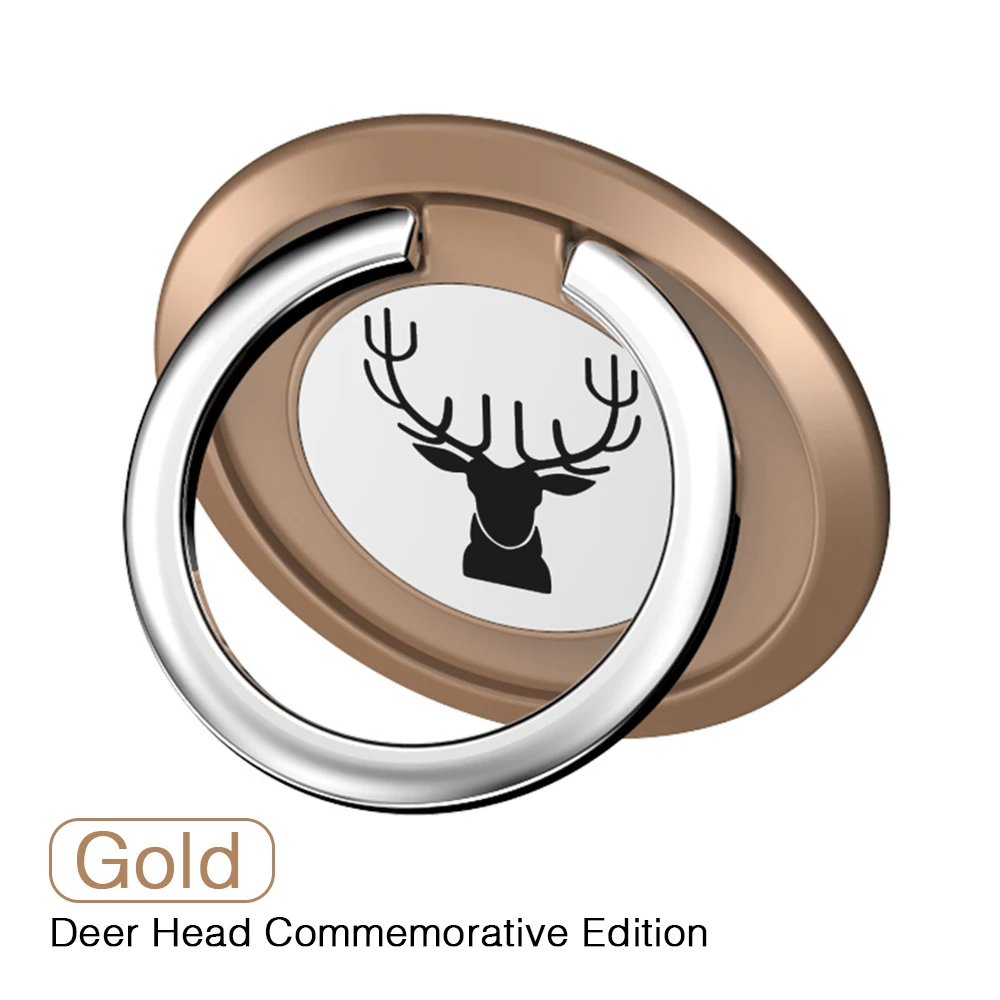Phone Finger Holder Ring For iPhone XR XS MAX Xiaomi Samsung Magnetic Car Mount Stand Elk Pattern Smart Cell Phone Ring Bracket Phone Finger Holder Ring For iPhone XR XS MAX Xiaomi Samsung Magnetic Car Mount Stand Elk Pattern Smart Cell Phone Ring Bracket