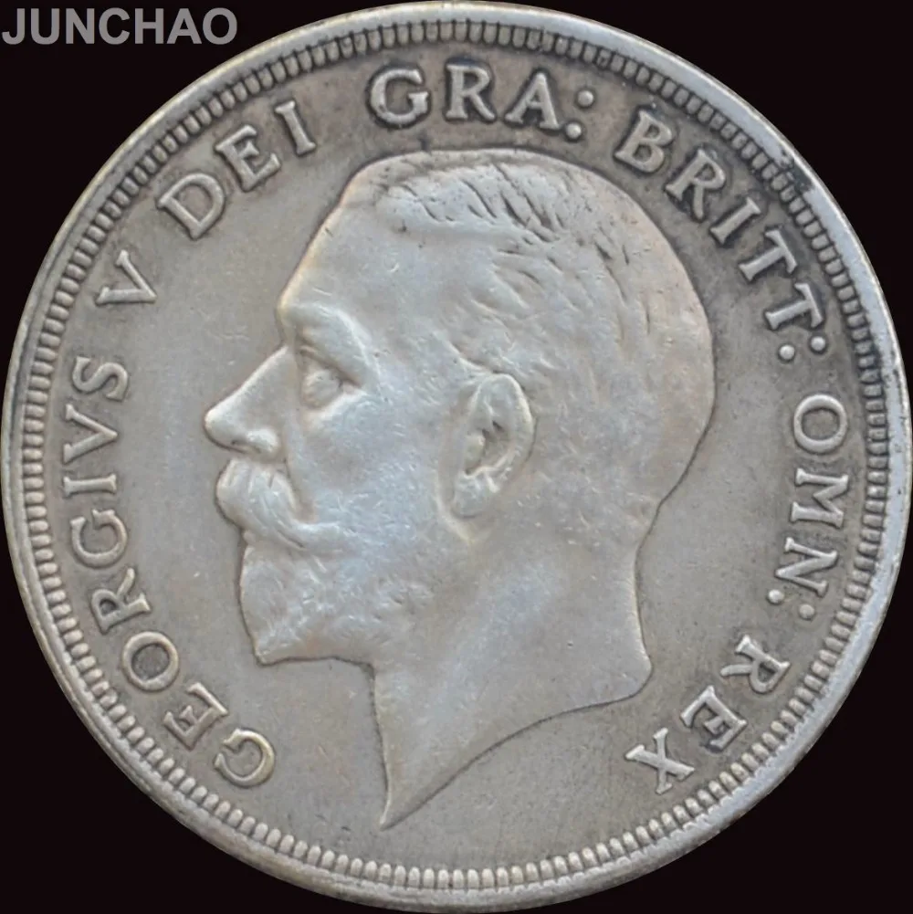 

United Kingdom Great Britain CROWN 1930 George V Silver Copy Coin