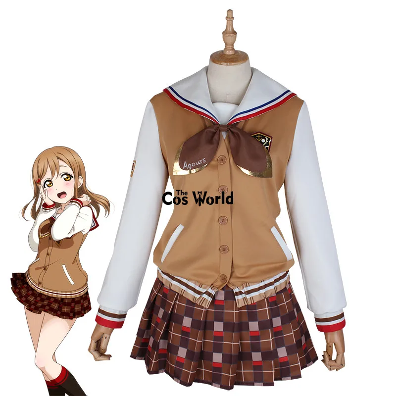 Love Live Sunshine Aqours Kunikida Hanamaru шоколадная школьная форма на День святого Валентина