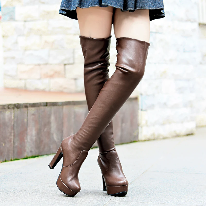 thigh heeled boots