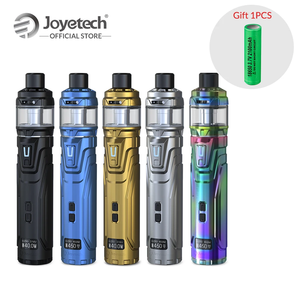 Original Joyetech ULTEX T80 with CUBIS Max Kit in 1PCS 18650 Battery NCFilm TM Heater Coil-less Atomizer Electronic Cigarette