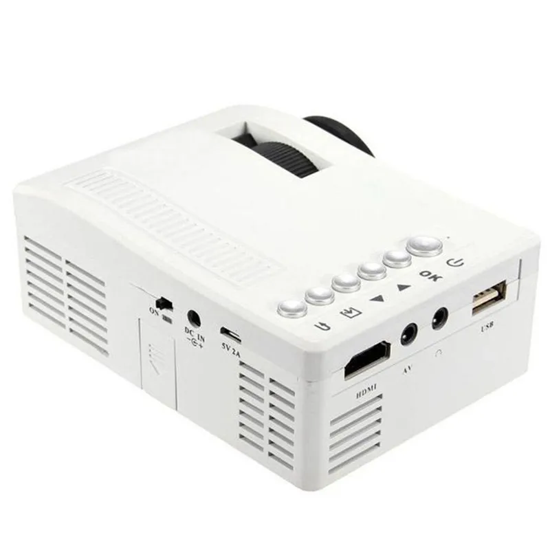 Видео конференц-камера пико-проектор 1080P HD светодиодный домашний мультимедийный кинотеатр USB AV TF HDMI мини-проектор