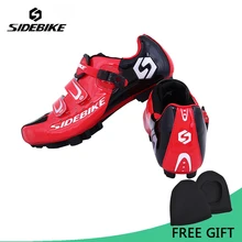 Sidebike Professional Athletic Bicycle Sports Shoes Cycling MTB Bike Shoes Mountain Shoes Men MTB Bike Self-Locking Shoes