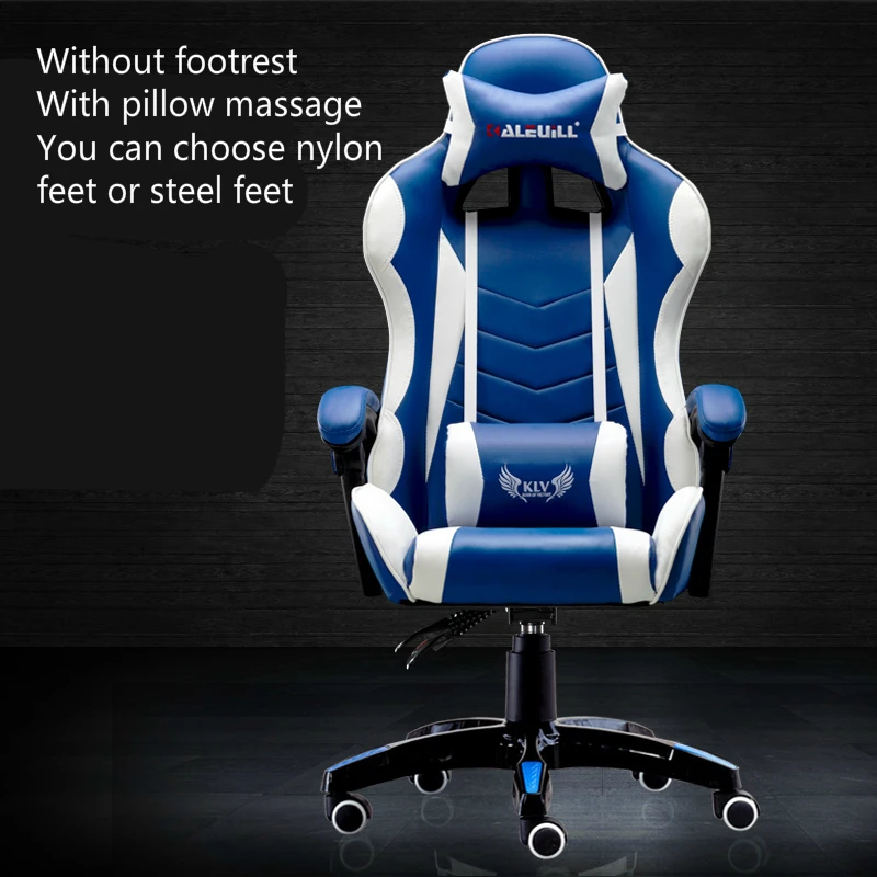 Многофункциональное офисное кресло, массажное кресло для дома, компьютерное кресло с подставкой для ног, с подъемом и вращением, игровое кресло для электронных видов спорта - Цвет: a6