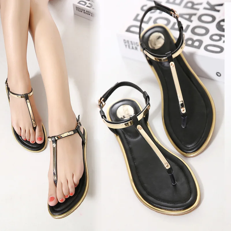 

Summer fashion women sandals casual flat sandals street fashion shoes