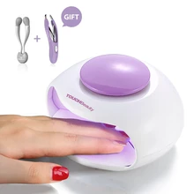 TOUCHBeauty Портативная Сушилка для ногтей с вентилятором и светодиодный светильник мини размера идеально подходит для обычных лаков для ногтей TB-0889