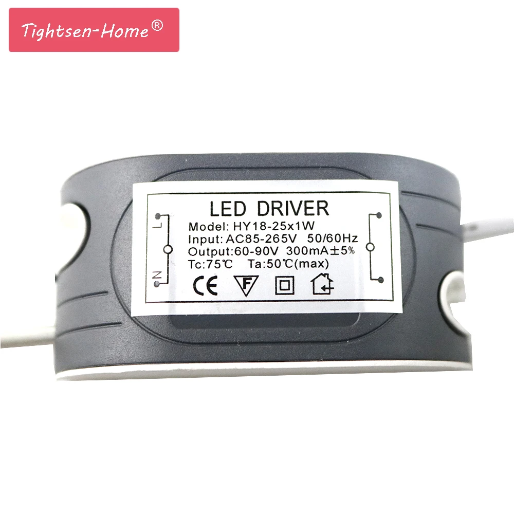 Led External Driver 300ma (18-24)x1w Dc 60v ~ 90v Led Driver 18w 20w 21w  22w 23w 24w Power Supply Ac 110v 220v For Led Lights - Lighting  Transformers - AliExpress