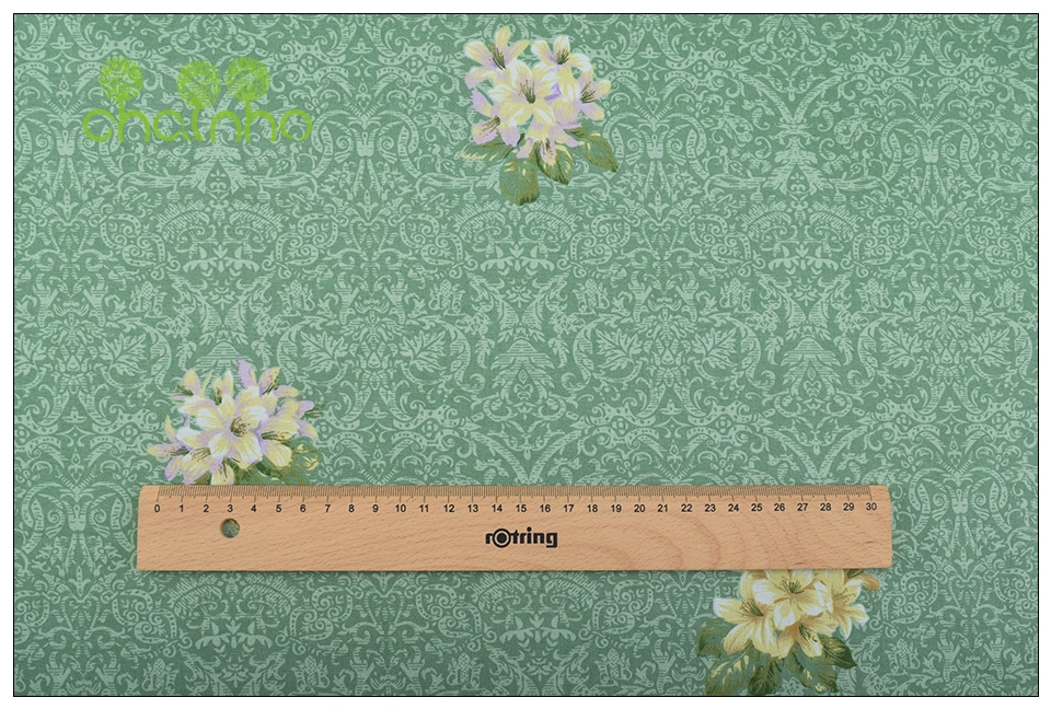 Chainho, 8 дизайнерских цветочных серий, саржевая хлопковая ткань с принтом, Лоскутная Ткань для шитья и стеганого шитья для детей и малышей, CC239