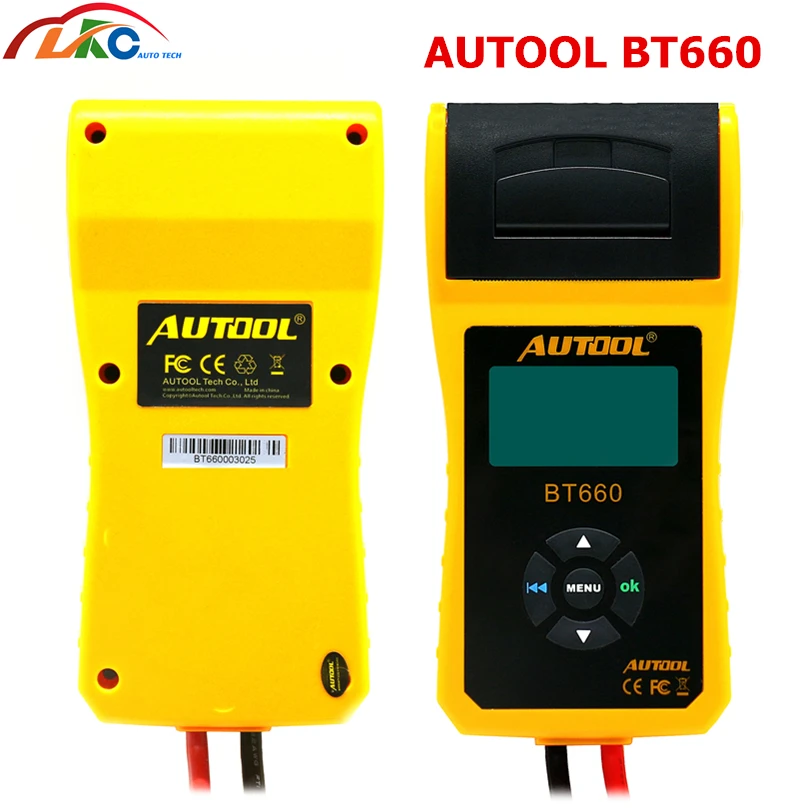 

Hot Sales AUTOOL BT660 Battery System Tester BT-660 Multi-Language Battery Charging System Tester Tool