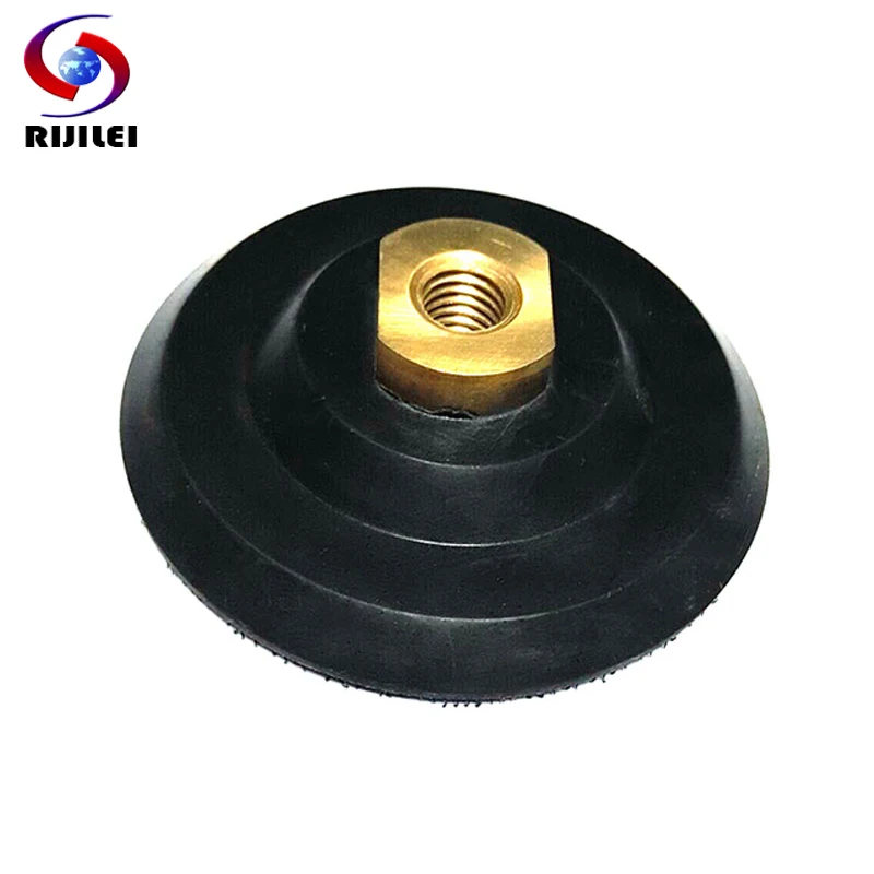 

4JTC-M14 4"/ 100mm honey co.ltd sanding pad polisher holder pads diamond tools for granit Rubber backer pads for dremel