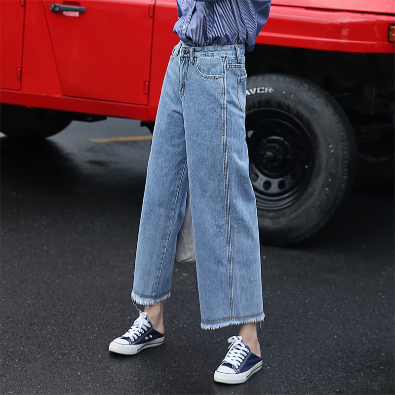 FINEWORDS 2017 Autumn Loose Causal Retro High Waist Boyfriend Jeans For Women Vintage Harajuku Wide Leg Jeans Woman Plus Size FINEWORDS 2017 Autumn Loose Causal Retro High Waist Boyfriend Jeans For Women Vintage Harajuku Wide Leg Jeans Woman Plus Size