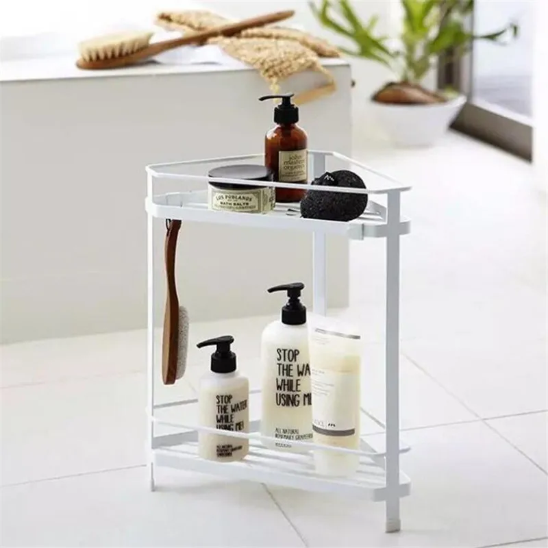 

1PC 2019 Geometric Storage Rack Kitchen Bathroom Shelf Organization Multifunction Kitchen Tool Holder