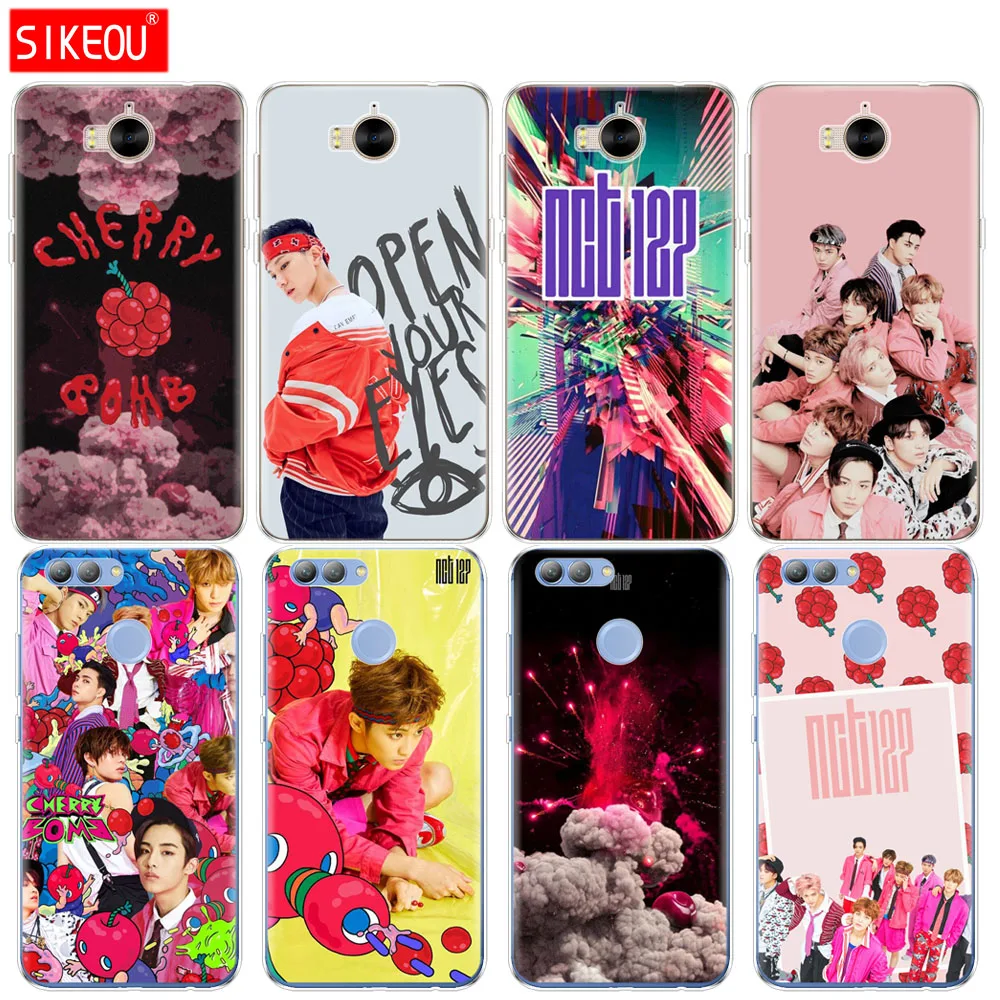 

Silicone phone Cover Case for huawei Y3 Y6 Y5 2 II 2017 nova 2s 2 LITE plus NCT 127 Kpop Boys