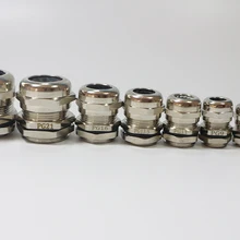 1 шт. нержавеющая сталь PG42 PG48 PG63 водонепроницаемый соединительный кабель сальники