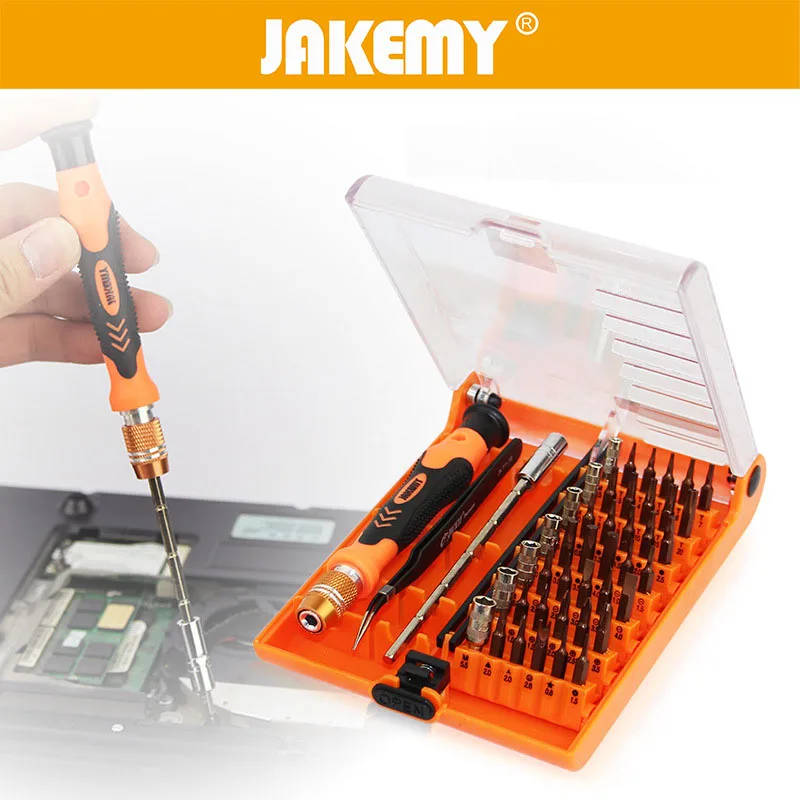 JAKEMY 45 In1 Screwdriver Set Magnetic Adjustable IPhone Laptop Computer Precision Electrical Householder Repair Sockets Tool JAKEMY 45 In1 Screwdriver Set Magnetic Adjustable IPhone Laptop Computer Precision Electrical Householder Repair Sockets Tool