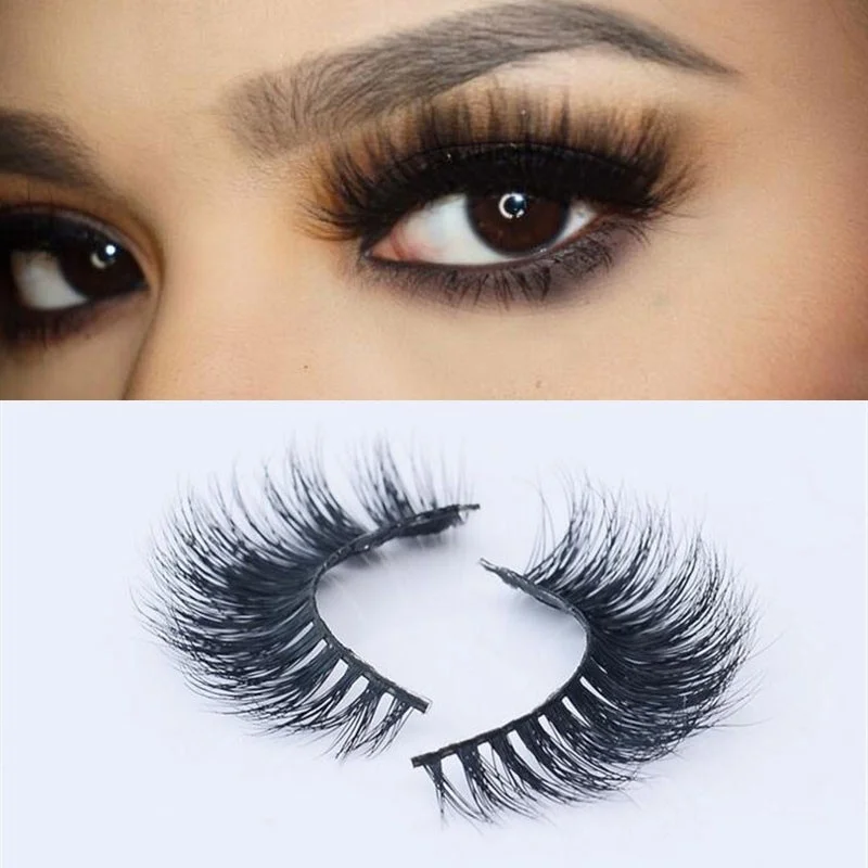 

Mink Eyelashes 100% Cruelty Free Handmade 3D Mink Lashes Full Strip Lashes Eyelash Extension False Natural Long Makeup Lashes