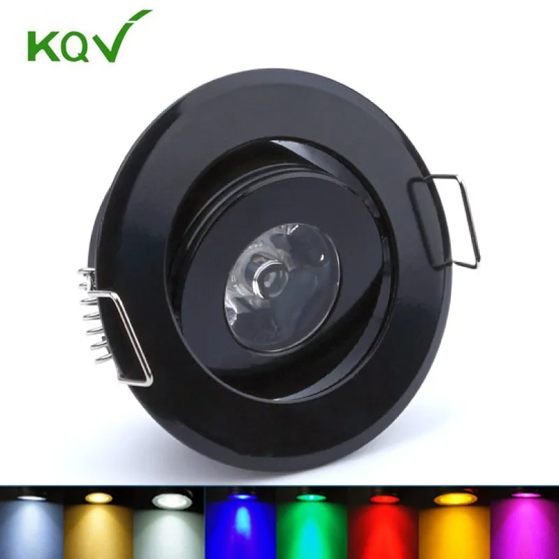 

Black Mini ceiling LED spot light lamp 3W LED downlight hole size 40-45mm cabinet recessed led panel light with led driver
