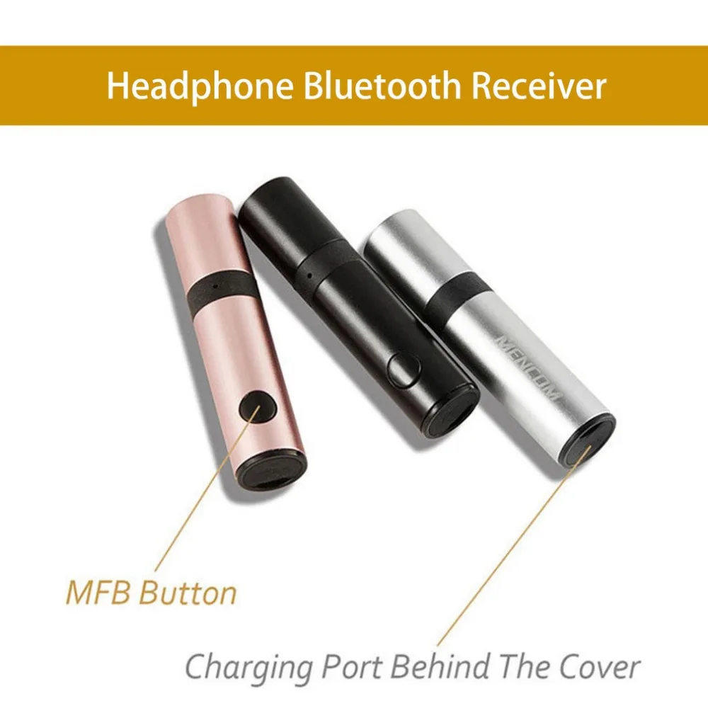 MENCOM Bluetooth Receiver 3 5mm Jack Wireless font b Car b font font b Audio b