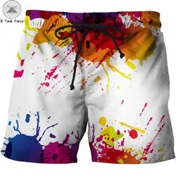 Картины напечатаны пляжные шорты мужские шорты Plage 3d смешные пляжные шорты быстросохнущая брюки бренд Штаны Купальники DropShip zootop bear