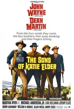 

the SONS of KATIE ELDER movie poster JOHN WAYNE DEAN MARTIN SILK POSTER Decorative painting 24x36inch