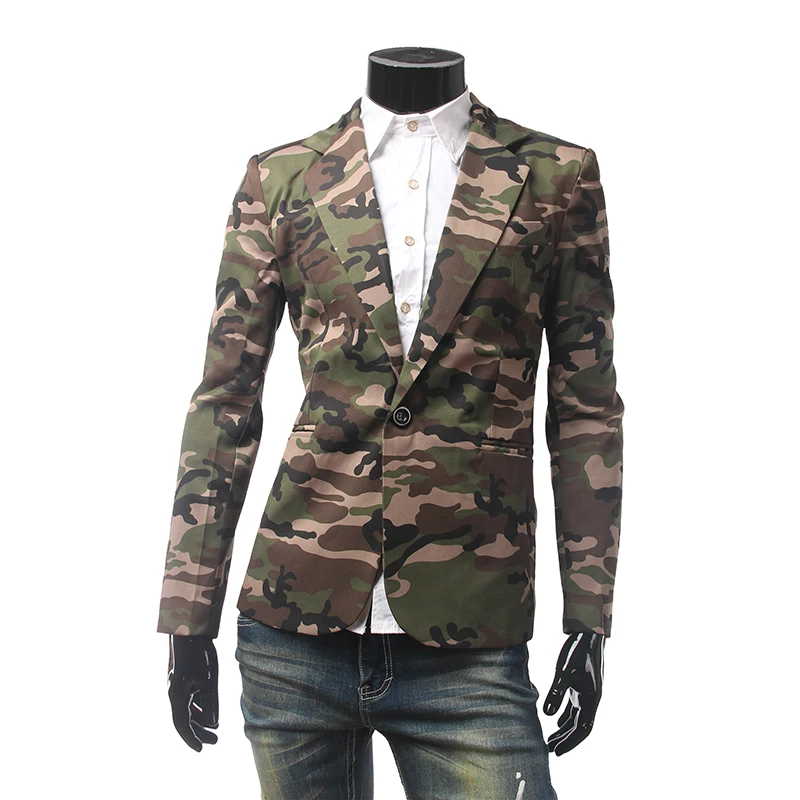 Popular Camouflage Blazer MensBuy Cheap Camouflage Blazer Mens lots