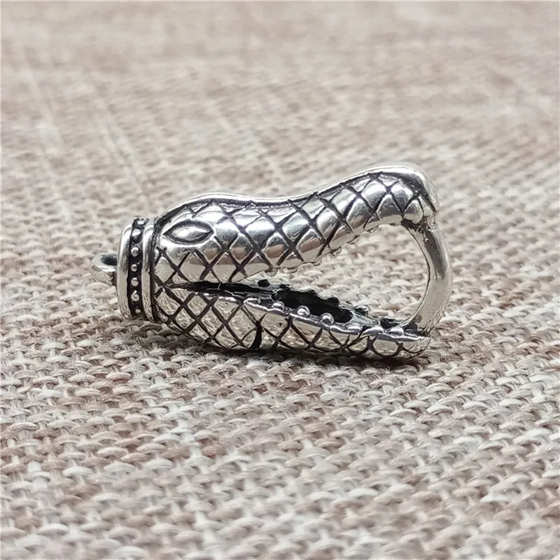 

925 Sterling Silver Crocodile Alligator Lobster Clasp for Bracelet Necklace
