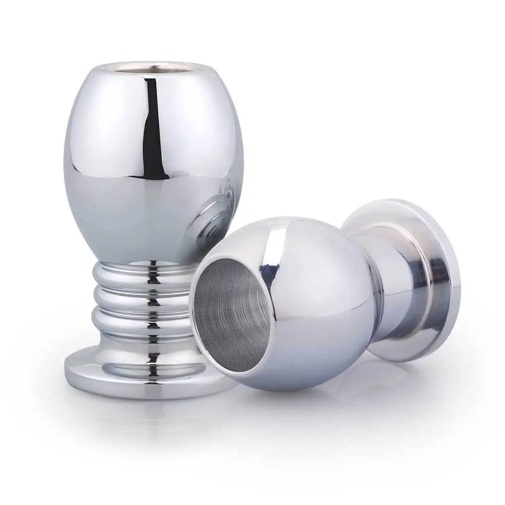 Metal Hollow Anal Plug Tunnel Butt Sex Toys Dildo Extender Prostate Massager Dilator Enema Head Anus |