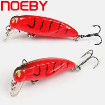 

NOEBY 38mm 2g Minnow lures Sinking 0-0.3m Hard Fishing Baits Sharpe Treble Hooks Wobblers Artificial Fishing SwimBait Leurre