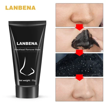

LANBENA Blackhead Remover Nose Black Mask Face Care Mud Acne Treatment Peel Off Mask Pore Strip Skin Care Peel Mask Oil Control