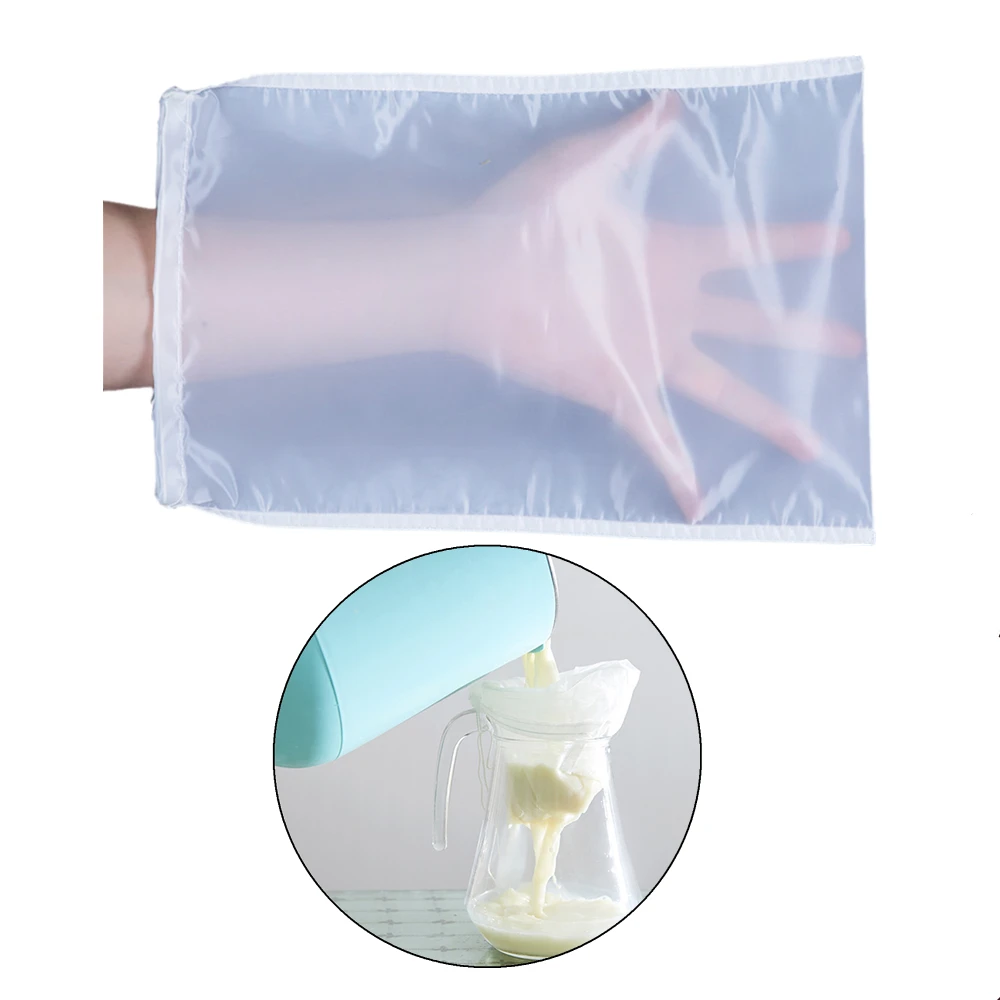

1 Pc Reusable Nut Milk Tea Fruit Juice Finest Nylon Mesh Strain Filter Bag Brew Wine Colanders & Strainers Kitchen Tools
